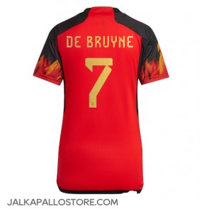 Belgia Kevin De Bruyne #7 Kotipaita Naisten MM-kisat 2022 Lyhythihainen
